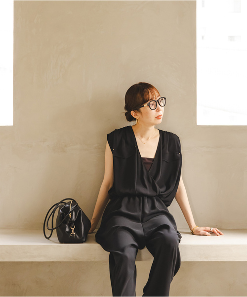 NOBLE（ノーブル） ノースリーブワンピース 38 グリーン レディース