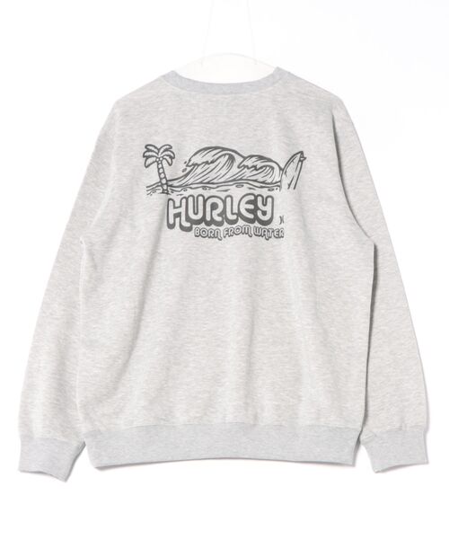 Hurley ハーレー　ヒョウ柄　裏起毛　スウェット　トレーナー　 Hurley（ハーレー） トレーナー スウェット 「Hurley:ハーレー」バック