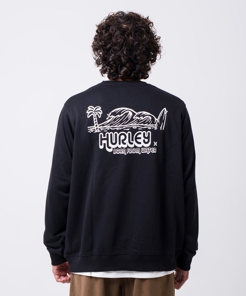 Hurley ハーレー　ヒョウ柄　裏起毛　スウェット　トレーナー　 Hurley ハーレー ジップアップパーカー ヒョウ柄 レオパード スエット
