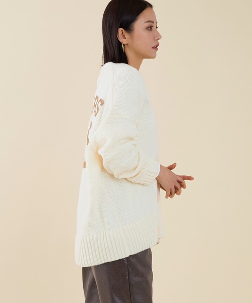 marmors（マルモア） ニット セーター 「marmors」back numbering knit
