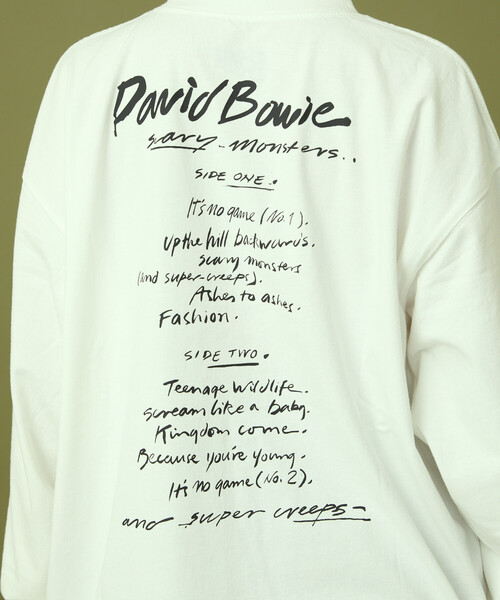 Freada（フリーダ） tシャツ ”David Bowie/デヴィッド・ボウイ