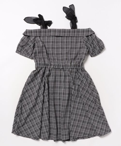 「PINKHUNT」 「KIDS」半袖ワンピース 150cm ブラック キッズ_画像2