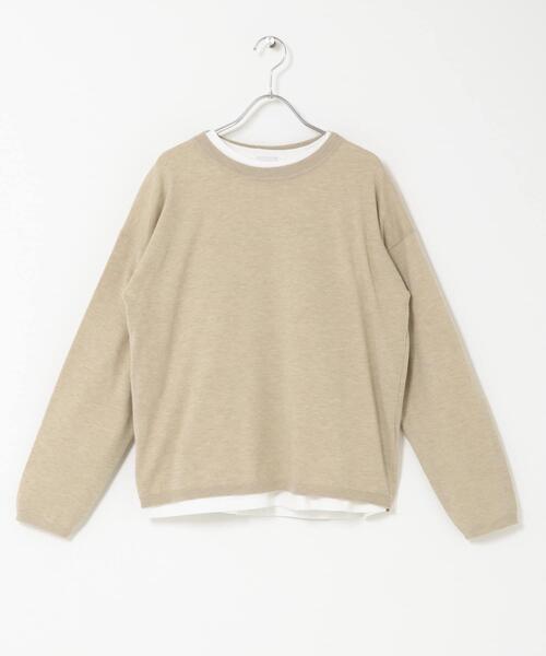 新品未使用 アーバンリサーチ  URBAN RESEARCH レイヤードニット URBAN RESEARCH（アーバンリサーチ）の「レイヤードニット（ニット