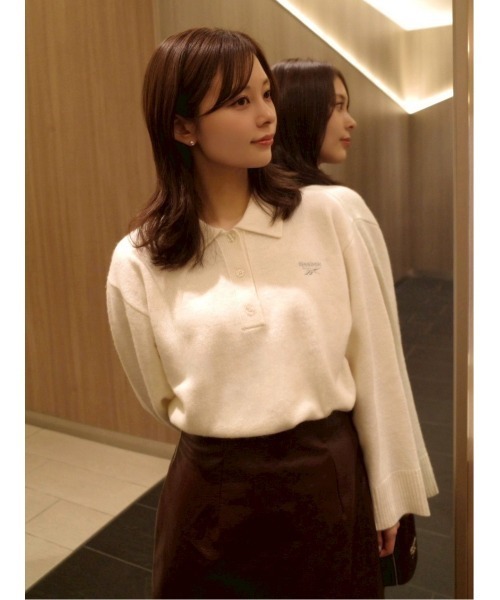 FRAY I.D（フレイ・アイディー） ニット セーター 「Reebok× FRAY I.D