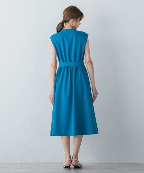 「ketty」 ノースリーブワンピース M ネイビー レディース_画像4
