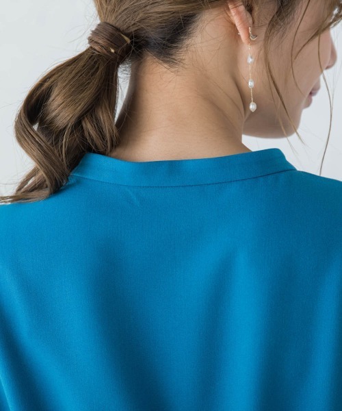 「ketty」 ノースリーブワンピース M ネイビー レディース_画像6