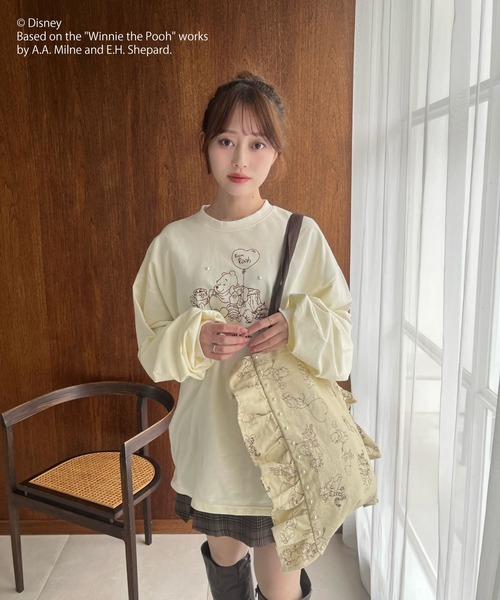 Disney（ディズニー） tシャツ 「Disney」くまのプーさん/プリントロン