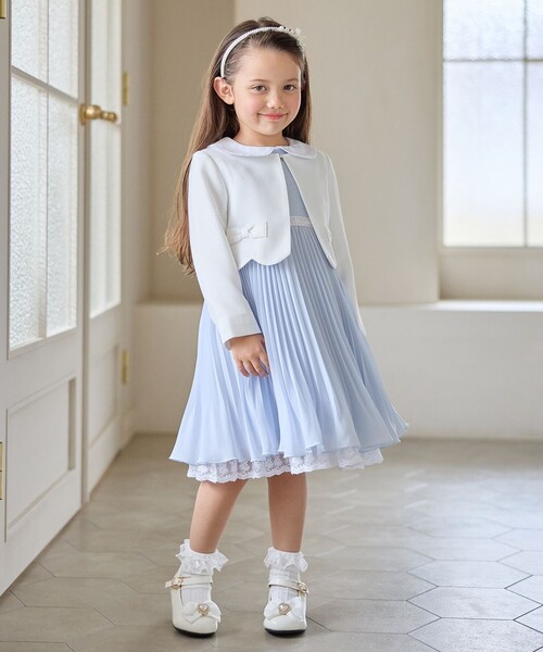 ANY（エニィ） ワンピース 「2点セット」リボンボレロジャケット+