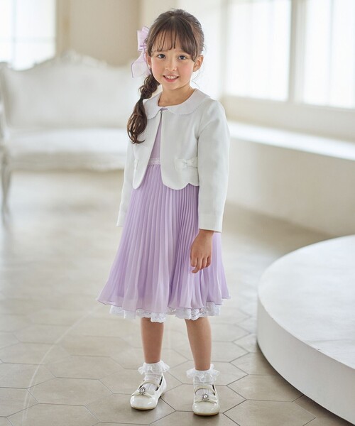 ANY（エニィ） ワンピース 「2点セット」リボンボレロジャケット+