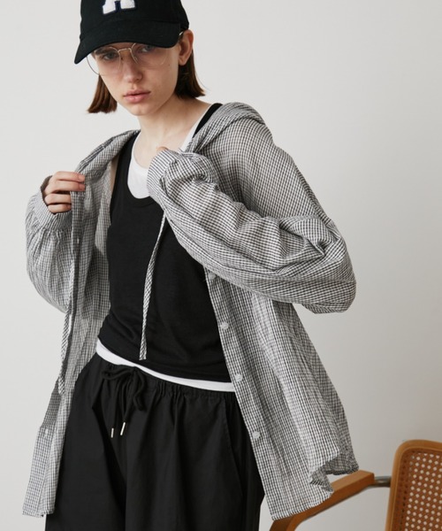 「Auntie Rosa Holiday」 長袖シャツ FREE ブラック レディース_画像6