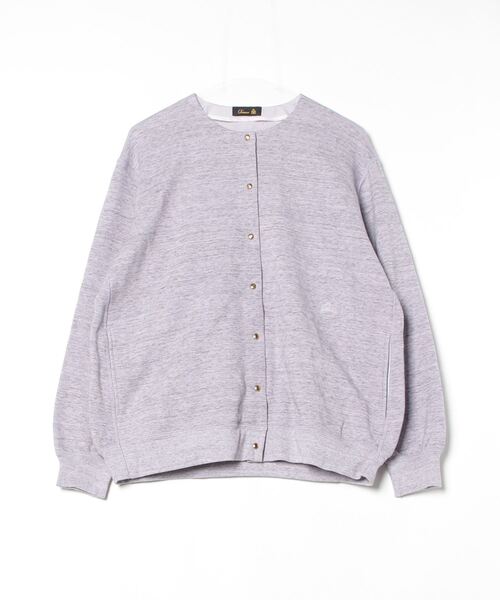 DRAWER（ドゥロワー） カーディガン 2 パープル レディース : ZOZOTOWN