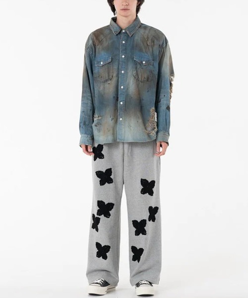 シャツ 「DISCOVERED/ディスカバード」CRASH DENIM SHIRTS メンズの画像