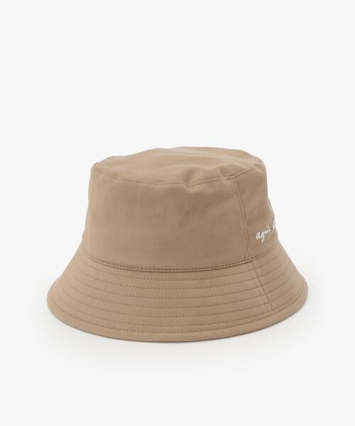 新品未使用】アニエスベー　バケットハット agnes b.（アニエスベー） ハット 1 ベージュ レディース : ZOZOTOWN
