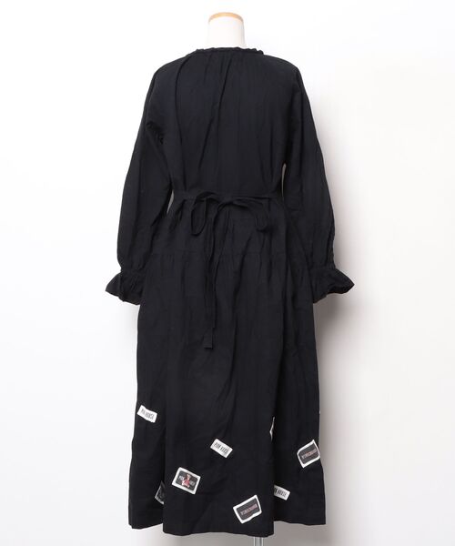 PINK HOUSE（ピンクハウス） 長袖ワンピース - ブラック レディース