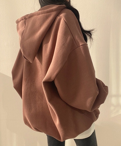 「Ressaca」 プルオーバーパーカー M ブラウン レディース_画像2