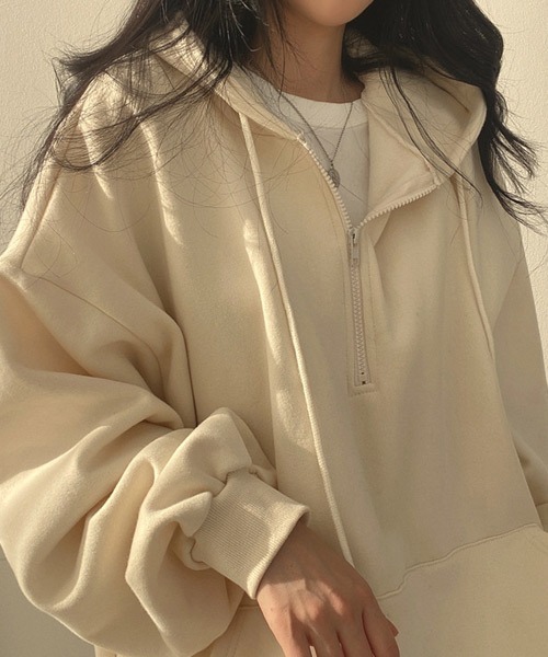 「Ressaca」 プルオーバーパーカー M ブラウン レディース_画像6