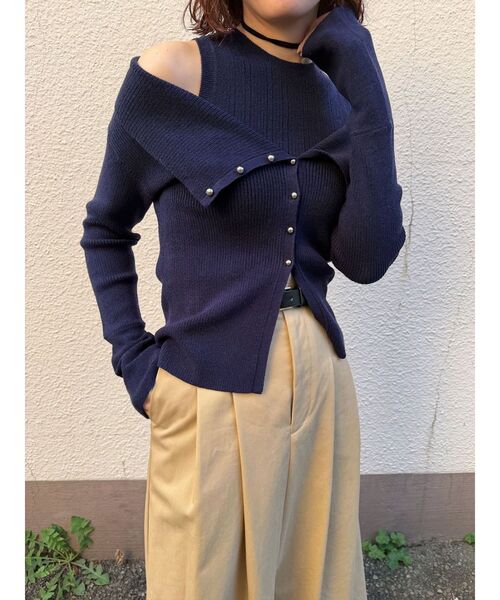 LAGUNAMOON（ラグナムーン） アンサンブル オフショルニット