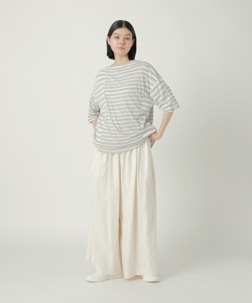 Plantation（プランテーション） tシャツ (S)ダブルボーダージャージ 