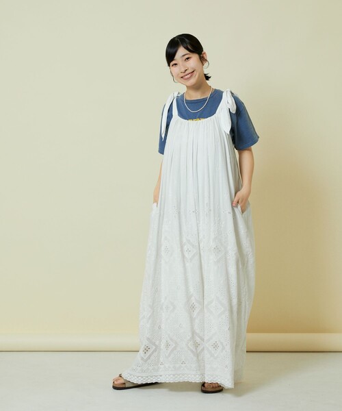 「Freada」 キャミソールワンピース ONE SIZE ブラック レディース_画像5