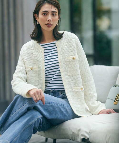 「23区」 「red card」デニムパンツ 46 ブルー レディース_画像5