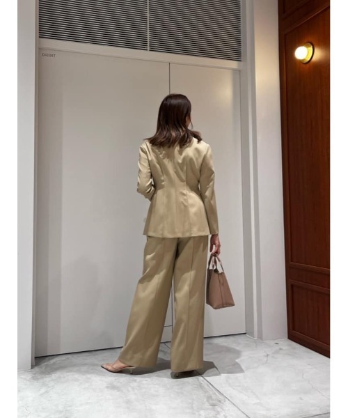 ジャケット テーラードジャケット COLUMN / フィットウエストジャケット「THE COLUMN」 レディースの画像