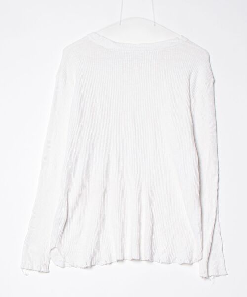 「SANSeLF」 長袖カットソー FREE ホワイト レディース_画像2