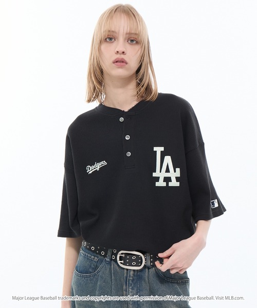 MLB ヘンリーネック tシャツ MLB/メジャーリーグベースボール 別注