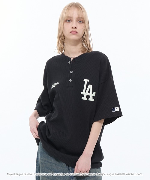 MLB ヘンリーネック tシャツ MLB/メジャーリーグベースボール 別注