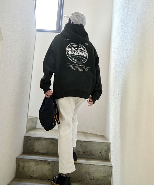 「THE CRAFT CREW PRODUCTS」 プルオーバーパーカー M グレー メンズ_画像6