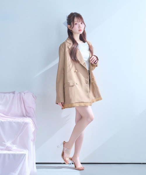 Rose Muse（ロゼミューズ） ジャケット テーラードジャケット Pleated