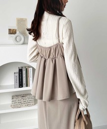 「GeeRA」 キャミソールワンピース LARGE ブラック レディースの画像3