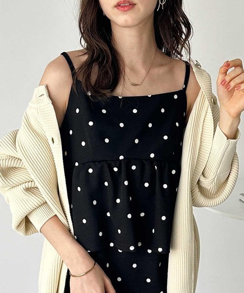 「GeeRA」 キャミソールワンピース LARGE ブラック レディースの画像5