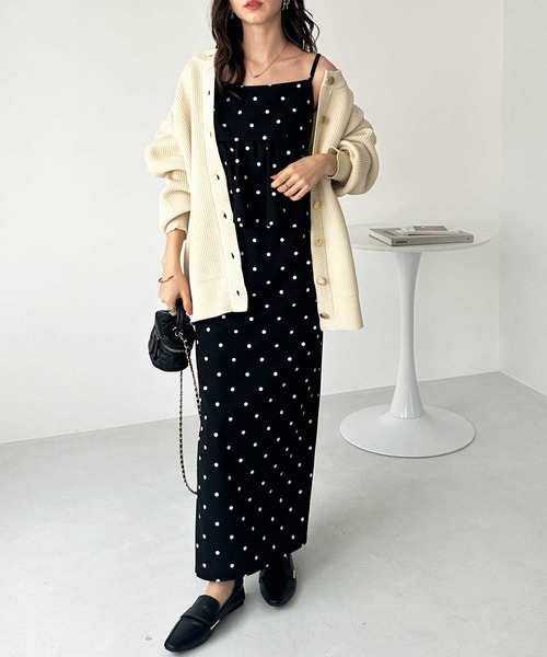 「GeeRA」 キャミソールワンピース LARGE ブラック レディースの画像7