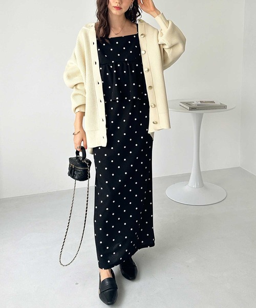 「GeeRA」 キャミソールワンピース LARGE ブラック レディースの画像8