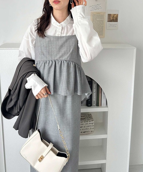 「GeeRA」 キャミソールワンピース LARGE ブラック レディースの画像9