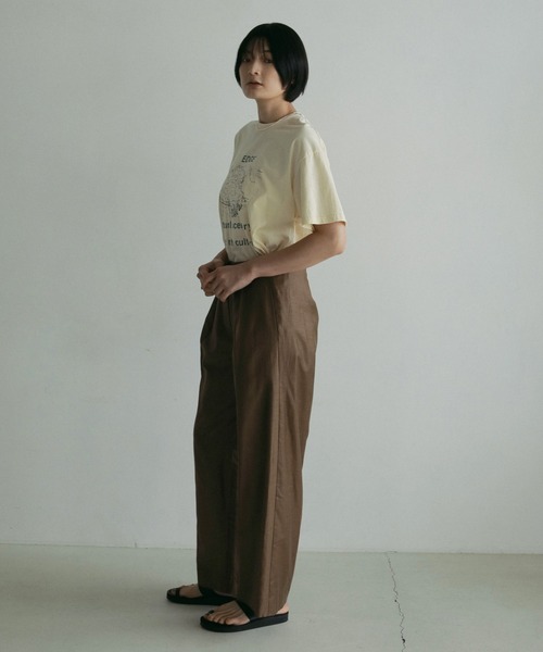 「anuke」 スラックス 38inch ミント レディース_画像5