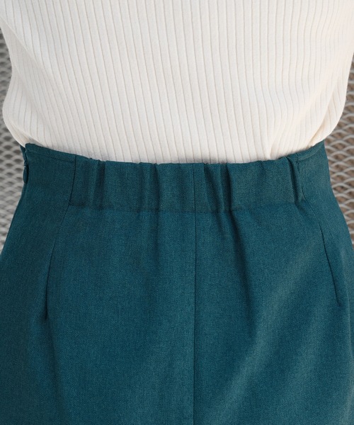 「TRUDEA」 タイトスカート LARGE チャコールグレー レディース_画像8