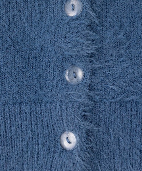 「MIEL CRISHUNANT」 ニットカーディガン FREE ホワイト レディース_画像7