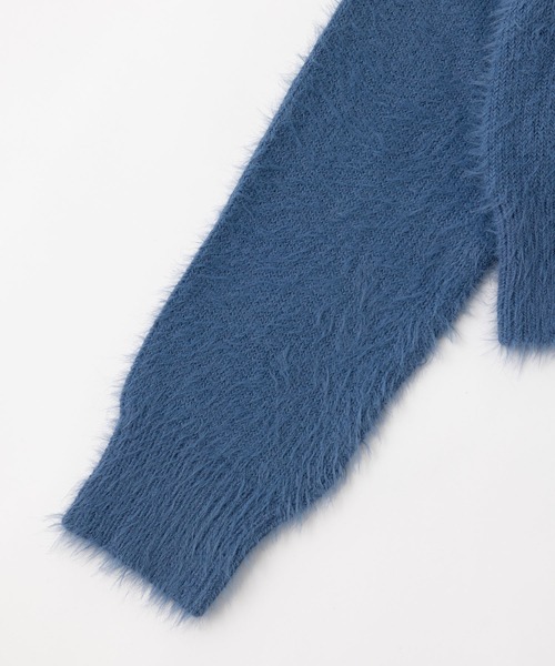 「MIEL CRISHUNANT」 ニットカーディガン FREE ホワイト レディース_画像8