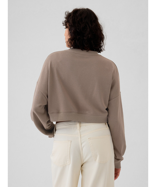 「GAP」 スウェットカットソー XX-SMALL ブラック レディース_画像2