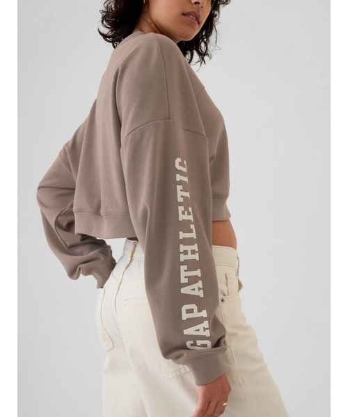 「GAP」 スウェットカットソー XX-SMALL ブラック レディース_画像4