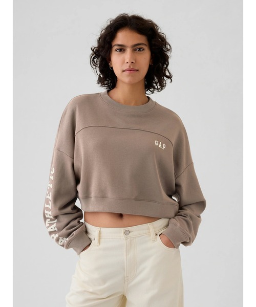 「GAP」 スウェットカットソー XX-SMALL ブラック レディース_画像7