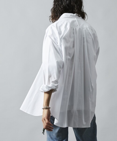 「5525Gallery」 長袖シャツ M ホワイト メンズ_画像7