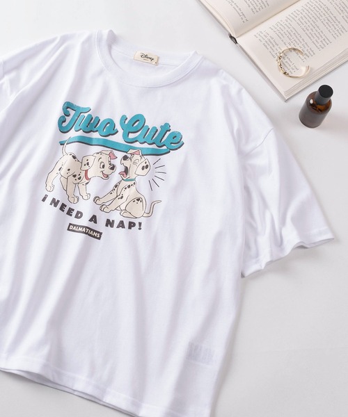 本場アメリカ製 ディズニー Tシャツ クルーネック 半袖 プリント L 白 綿 Disney（ディズニー） tシャツ 半袖 「71」「Disney/ディズニー