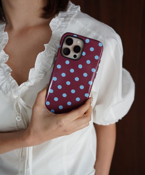 SANSeLF（サンセルフ） スマホケース 「SANSeLF」レトロポルカドット