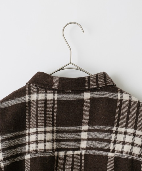 「WHIMSIC」 長袖シャツ FREE ブラウン メンズ_画像5