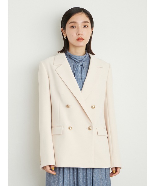 「LILY BROWN」 テーラードジャケット ONE SIZE グレー レディースの画像