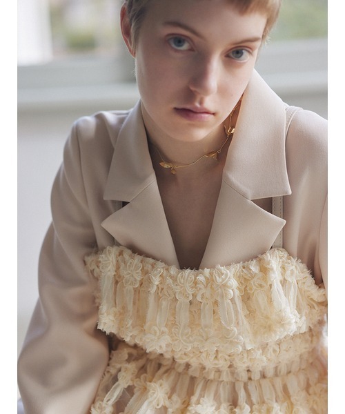 「LILY BROWN」 テーラードジャケット ONE SIZE グレー レディースの画像