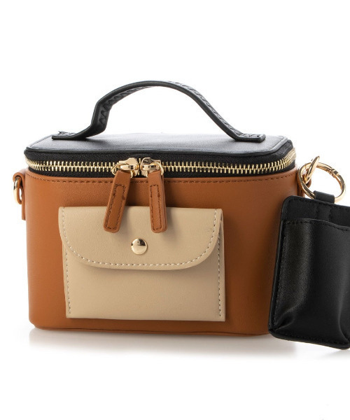 「cache cache」 ショルダーバッグ FREE キャメル レディース_画像8