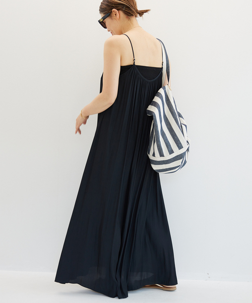 「Deuxieme Classe」 キャミソールワンピース 36 レッド レディースの画像